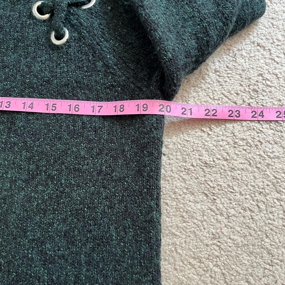 Michael Michael Kors Women’s Sweater Green Size Large String Front Embellishment - Picture 7 of 10